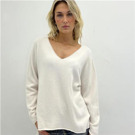 Maglia con scollo a V e spacchi laterali MONACO